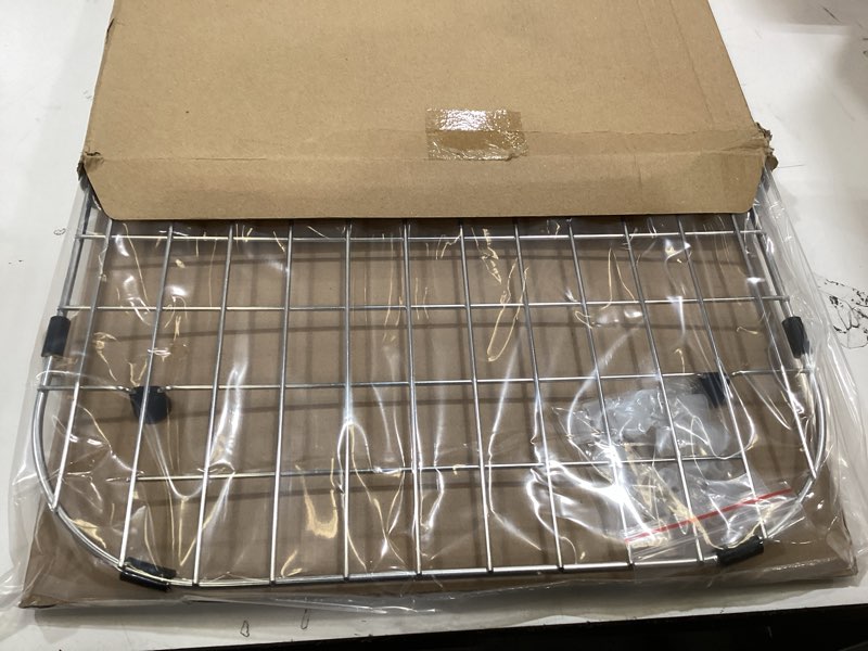 Condition photo showing Good Condition for serene valley sink protector grid 26-1/16" x 14-1/16", centered drain with corner radius 3-1/2", 304 stainless steel material nlw2614c