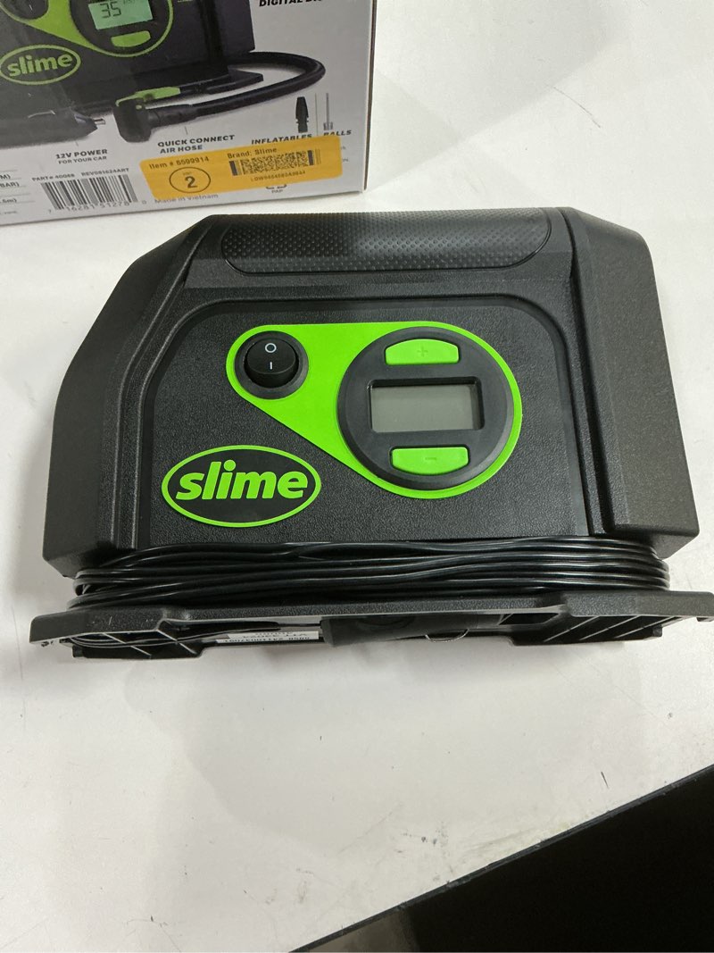 Condition photo showing As Is for Slime Air Inflator (Power Source: Car )