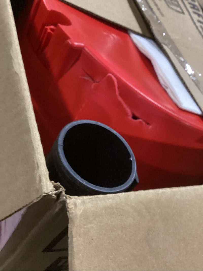 Condition photo showing As Is for craftsman cmxevbe17594 12 gallon 6.0 peak hp wet dry vac, portable shop vacuum wet and dry with filter, dust bag, hose and attachments for home projects & renovations 12 gallon 6.0 peak hp w/filter, dust bag, hose