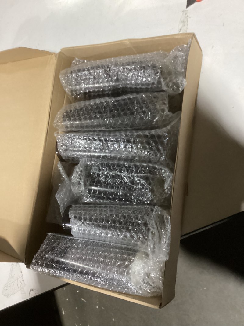 Condition photo showing Good Condition for Flickering Flameless LED Candles, 9 Pcs with Embedded Star String, Acrylic LED Pillar Candles with Remote, Suitable for Home Decoration (Grey) Gray