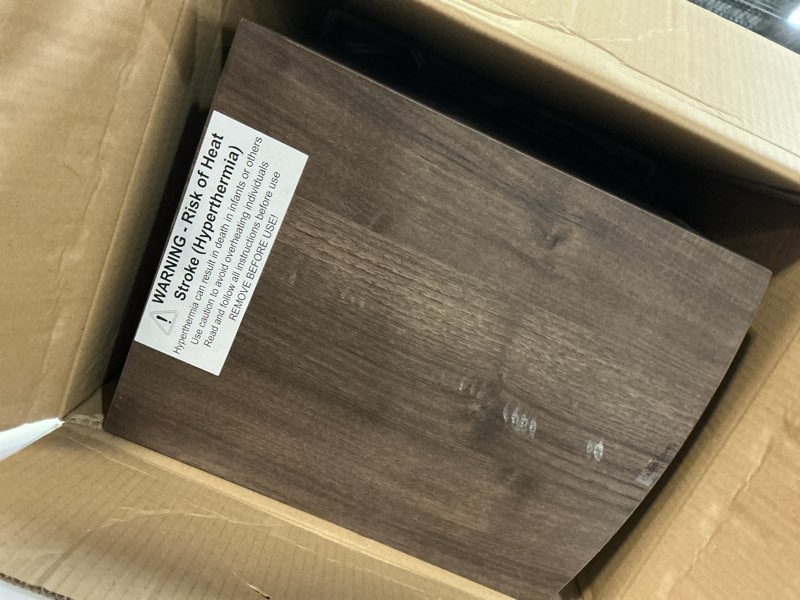 Condition photo showing As Is for Infrared Heater for Large Room 1500W Space Heater with Remote Adjustable Thermostat Overheat Protection Electric Heater for Indoor Use