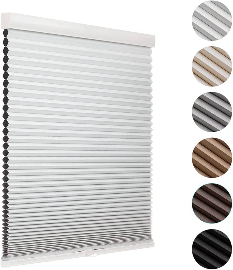 MYshade Blackout Cordless Cellular Shades Honeycomb Shade for Indoor Windows Room Darkening Blinds f
