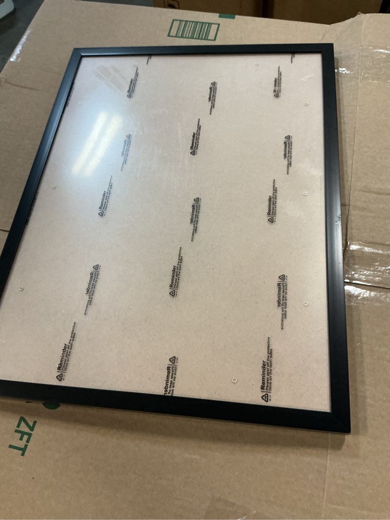 Condition photo showing As Is for LaVie Home 11x17 Picture Frame for Wall Display, 11x17 Black Picture Frame with HD Plexiglas, 11 x 17 Poster Frame 1 Pack, Display Frame for Vertical or Horizontal, Classic Collection Black 11x17 1