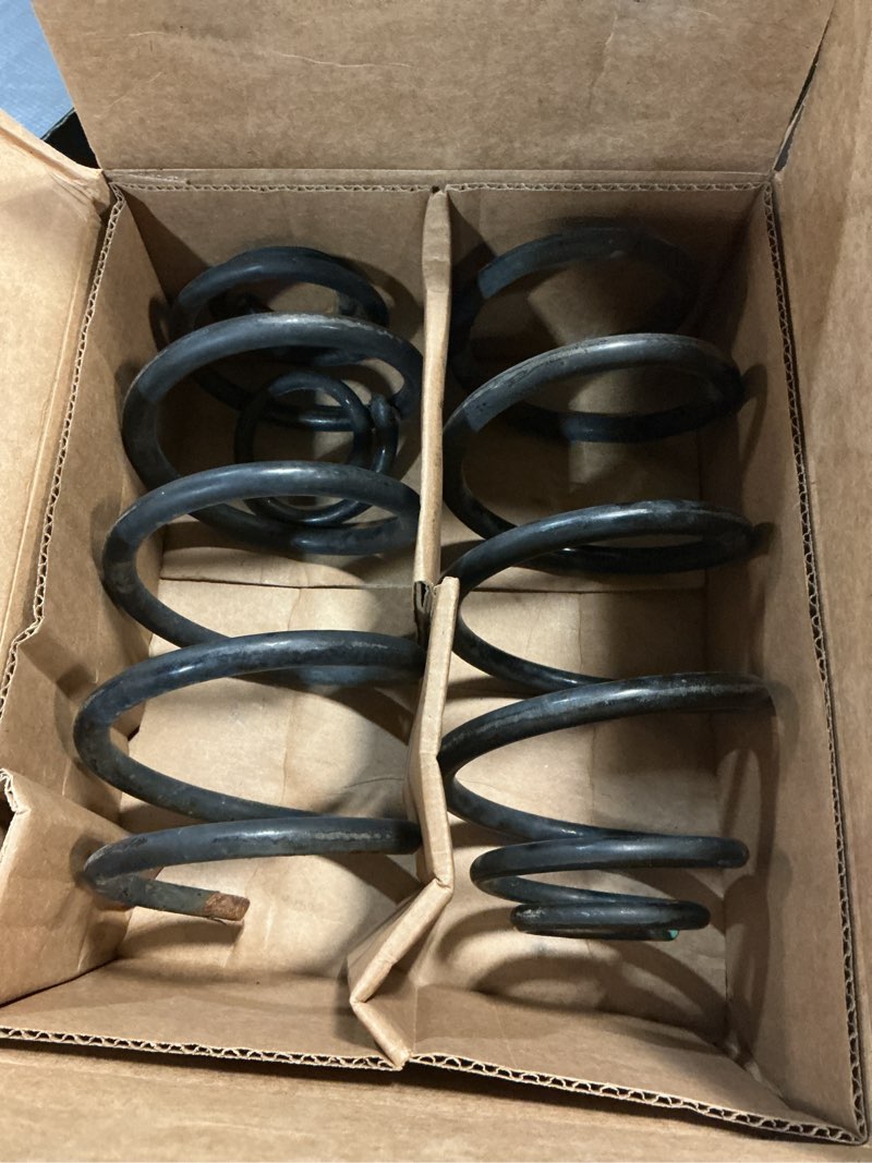 Condition photo showing As Is for moog cc81065 coil spring set for chevrolet cobalt