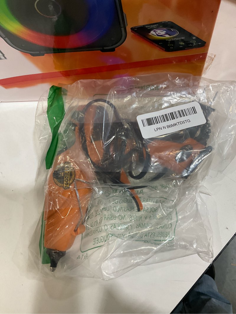 Condition photo showing As Is for Gorilla Hot Glue Gun (Pack of 1) - Dual Temp Full Size Hot Glue Gun with Precision Nozzle, Easy Squeeze Trigger, and Enhanced Safety Features for DIY, Craft, Repairs, and More