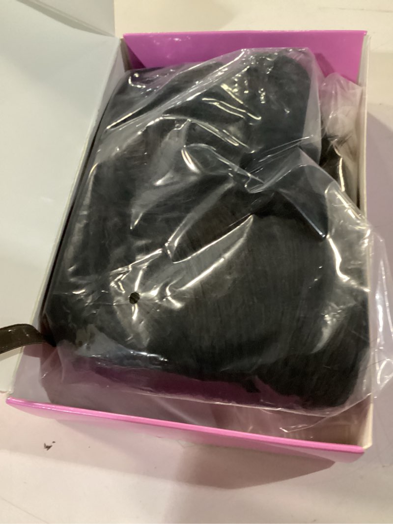 Condition photo showing Good Condition for isaic hair toppers for women with thinning hair, 24 inch synthetic clip in topper hair extensions with adjustable band, layered wiglet adds volume and natural coverage (black ash brown) 24 inch 4a-black ash brown