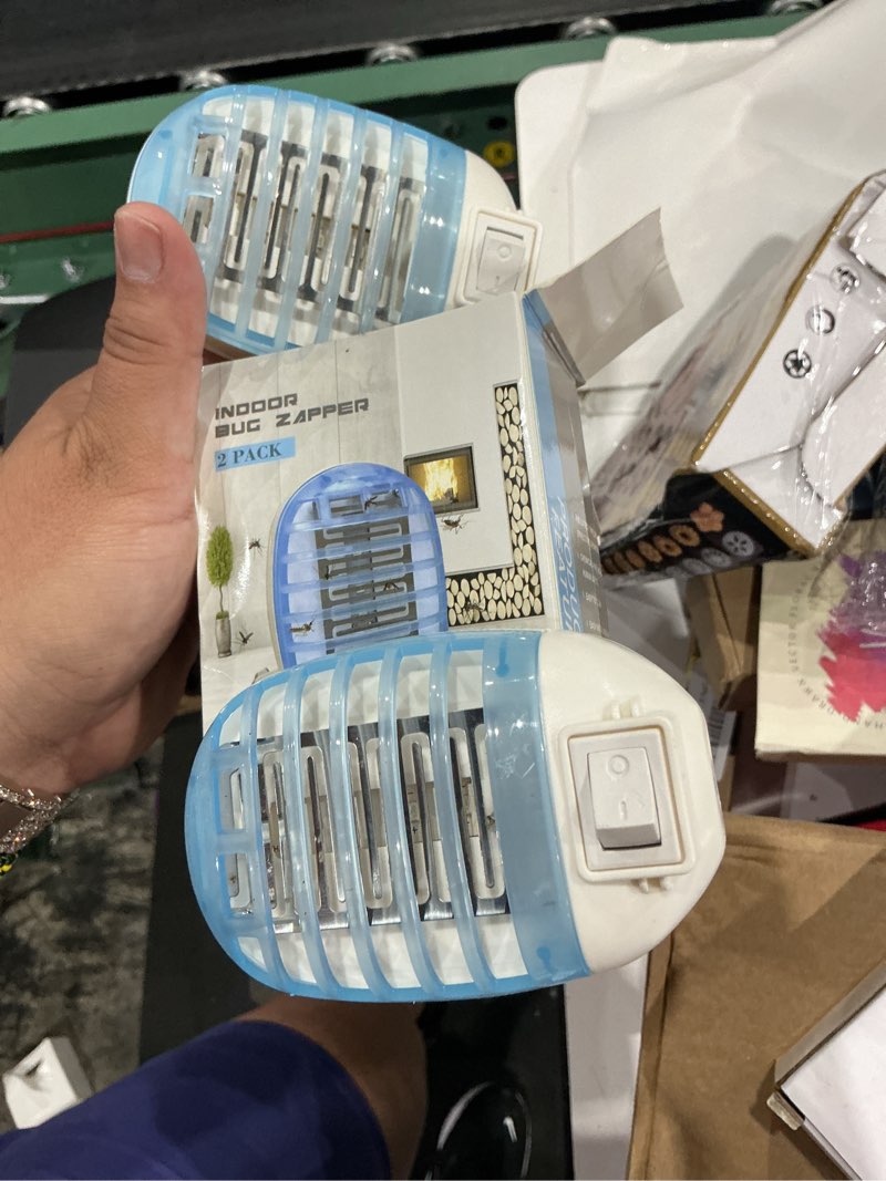 Condition photo showing Good Condition for 2 pack bug zapper indoor, electronic mosquitoes killer zapper with blue lights for living room, baby room, kitchen, bedroom(0620)