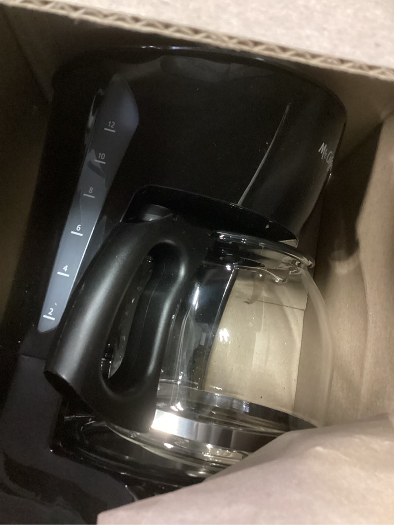 Condition photo showing As Is for Similar Mr. Coffee® 5-Cup Mini Brew Switch Coffee Maker, Black Black 5-Cup Coffee Maker