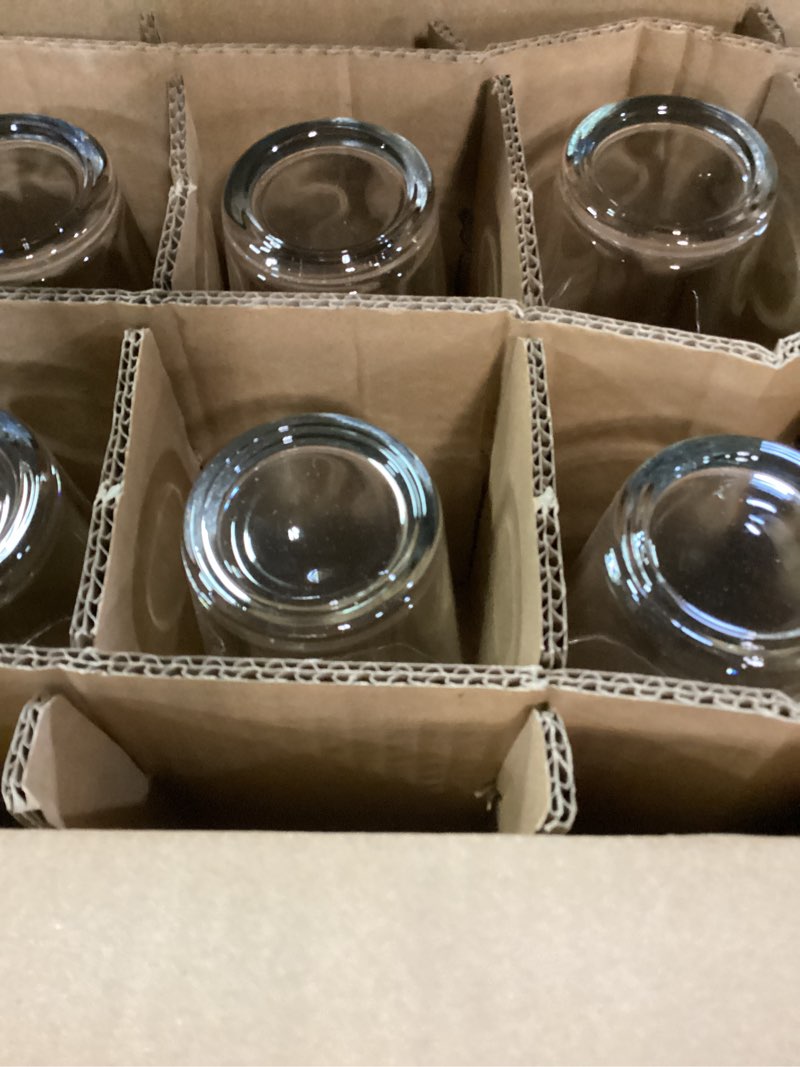 Condition photo showing Good Condition for circleware set of 16 beverage drinking glasses heavy base highball cups for water, juice, beer, ice tea, 16pcs, clear