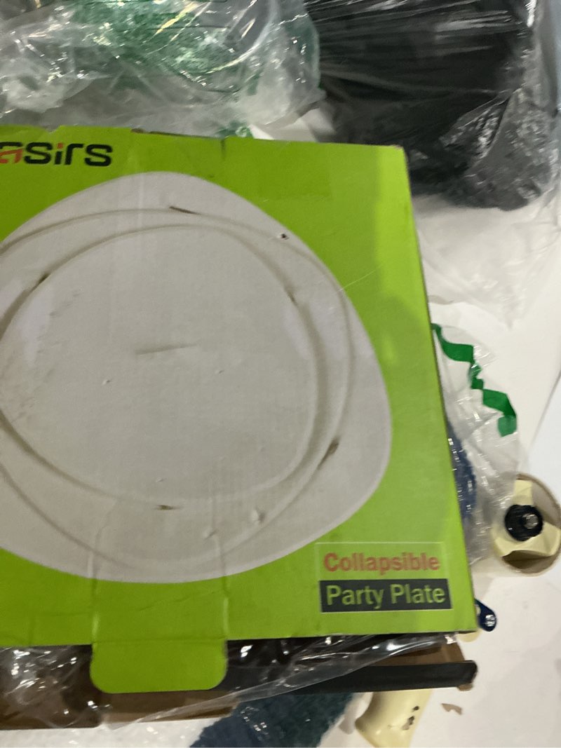 Condition photo showing Good Condition for collapsible 3 tier party tray, pp material, for sandwiches & cake 