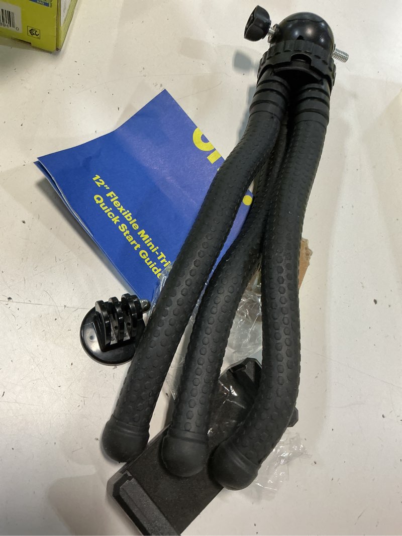 Condition photo showing Good Condition for onn adjustable mini tripod stand for compact cameras, gopro cameras, and smartphones