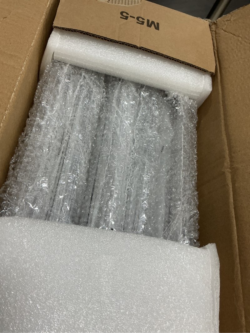 Condition photo showing New/Like New for Purse Organizer for Closet,Clear Acrylic Display Case for Handbag Organizer, Purse Storage Box with Magnetic Door, Plastic Storage Bins for Book, Collectibles, Cosmetic (5 Pack) 5 Clear