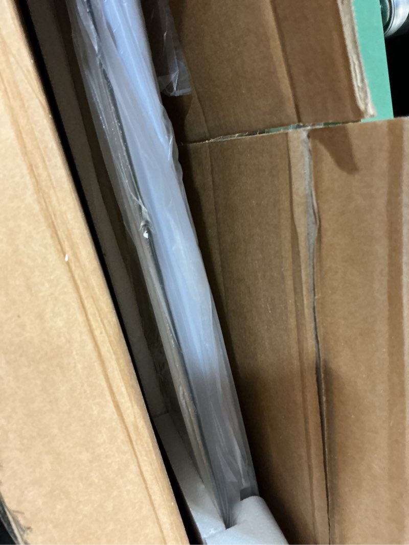 Condition photo showing As Is for TokeShimi 28x36 LED Mirror for Bathroom,Backlit + Front lit,LED Bathroom Mirror with Lights,Anti-Fog Backlit Mirrror with Tempered Glass,Waterproof,Memory Function,Shatterproof,UL Listed 36"L x 28"W