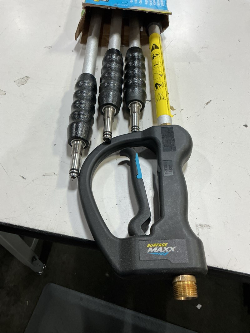Condition photo showing As Is for surfacemaxx 9 ft. l extended reach wands 4000 psi