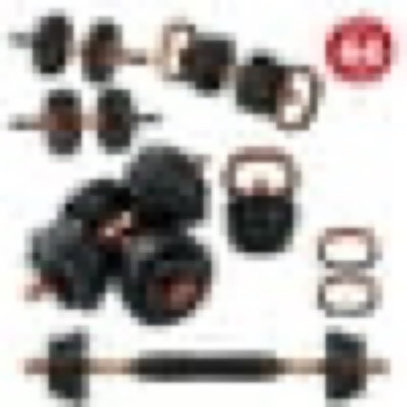 (Similar)Naipo 66LB Dumbbell Set 5 in 1 Adjustable Changeable with Connector Dumbbells Barbells Kettlebell Push up Stands for Home Gym Exercises Men Women