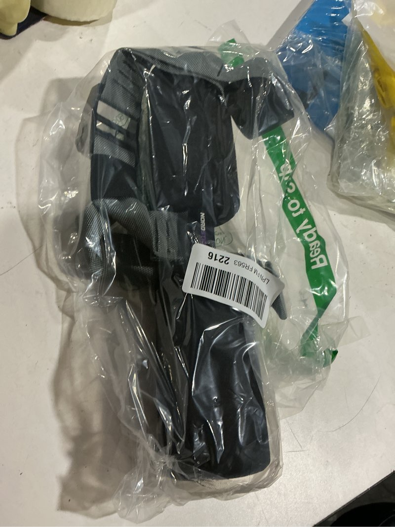 Condition photo showing Good Condition for nordstick nordic hamstring curl strap - original nord stick exercise set for home and travel - 5 second set up nordstick - black, grey