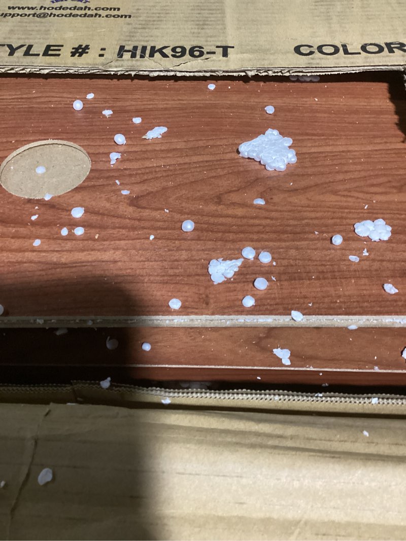 Condition photo showing Good Condition for Convenience Concepts Xtra Storage 2 Door Cabinet, Cherry