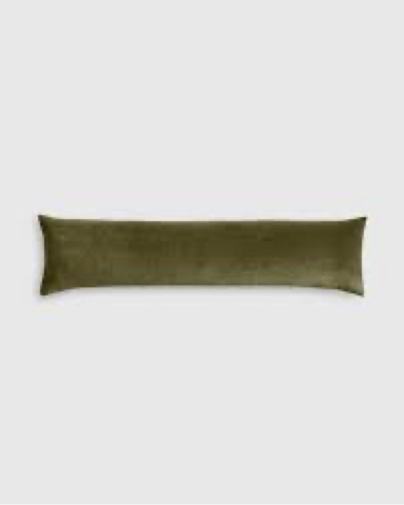quince cotton velvet oversized lumbar pillow cover 