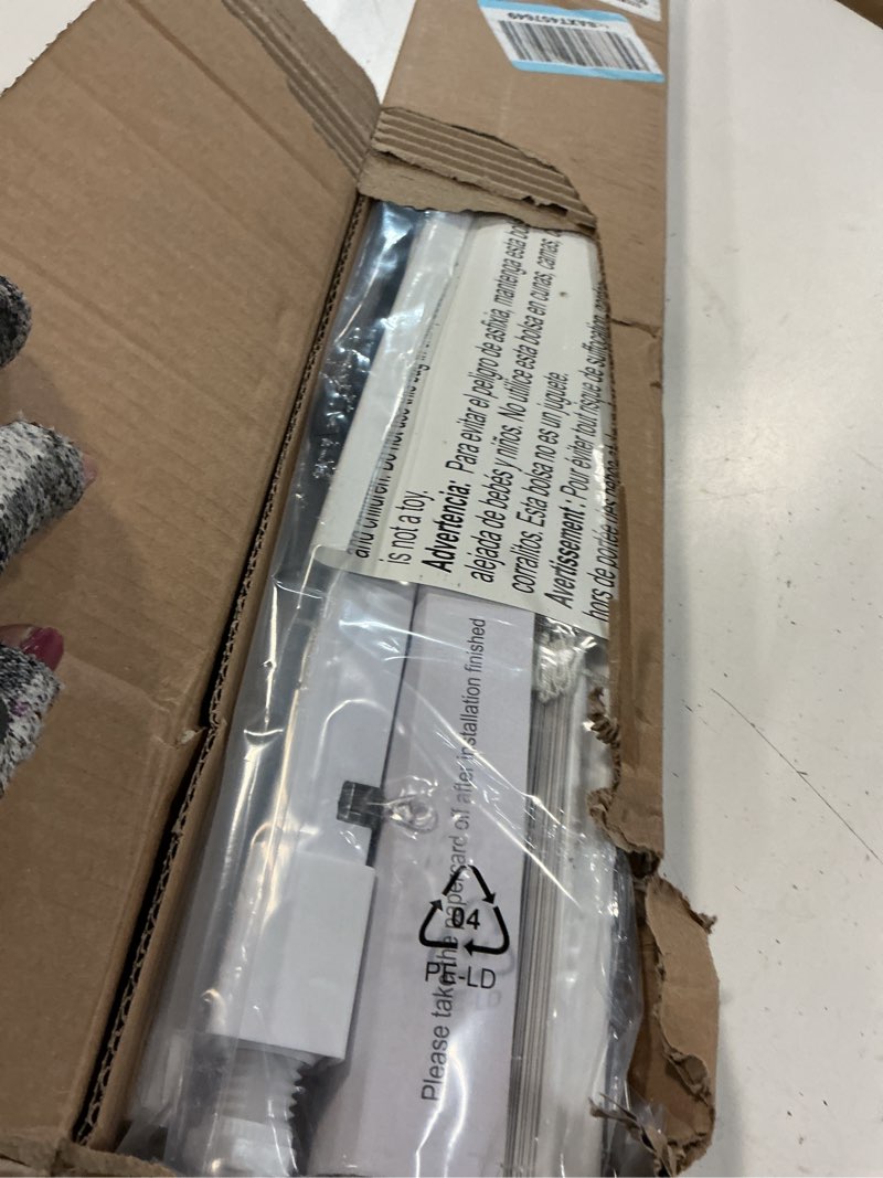 Condition photo showing Good Condition for lazblinds no drill blinds for indoor windows, cordless 1" vinyl mini blinds, privacy s-curve blinds for windows, room darkening horizontal window blinds and shades for home, 20" w x 48" h, white white 20" w × 48" h