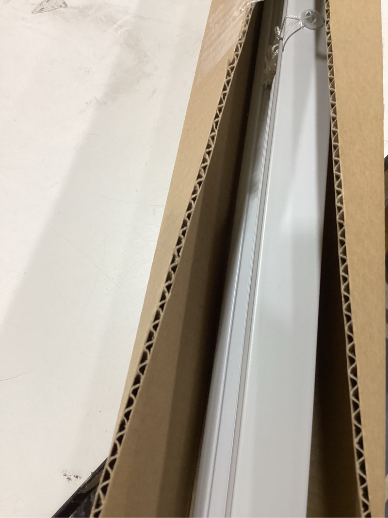 Condition photo showing Good Condition for LOTUS & WINDOWARE Cordless 1" Premium Vinyl Mini Blind, 45" Wide x 48" Long, White, Smooth, Room Darkening, Horizontal Blinds for Living Room, Bedroom, Interior Door Windows 45"W x 48"H White