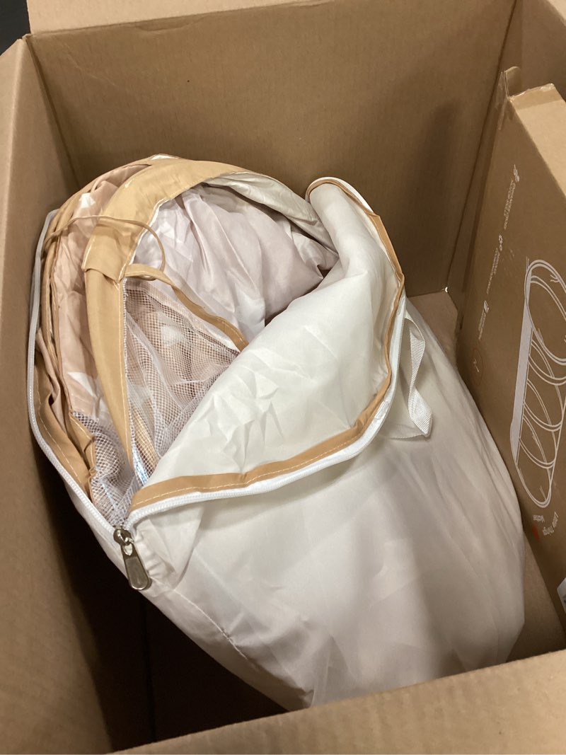 Condition photo showing Good Condition for Tiny Land Tunnel Toys for Toddlers, 69" x 18" Baby Tunnel Crawl Indoor, Play Tunnel for Kids to Crawl Through, Pop Up Dog Tunnel, Baby Outdoor Toys Khaki