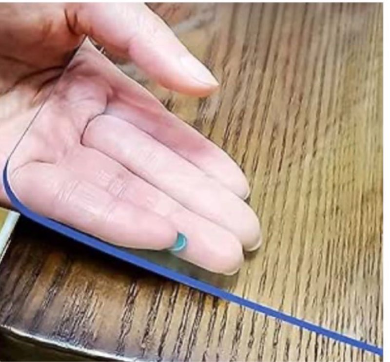 deep dream 2mm thick clear table cover protector 36 x 60 inch, plastic table cover rectangle, pvc cl