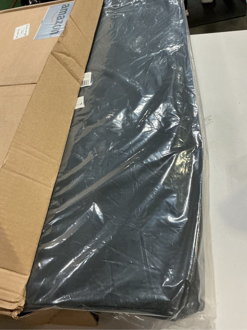 Condition photo showing Good Condition for Back Seat Extender for Dogs, Hard Bottom Dog Car Seat Cover for Truck Back Seat, Dog Hammock for Car, Upgraded PU Leather Material, Larger Space, Holds 400lbs XL Black+Orange