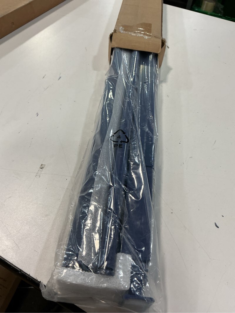 Condition photo showing New/Like New for LazBlinds No Drill Blinds for Indoor Windows, Blackout Roller Shades, Cordless Window Blackout Blinds, Thermal Insulated Fabric UV Protection for Home and Office, 39" W x 72" H, Navy Blue Blackout - Navy Blue 39" W x 72" H