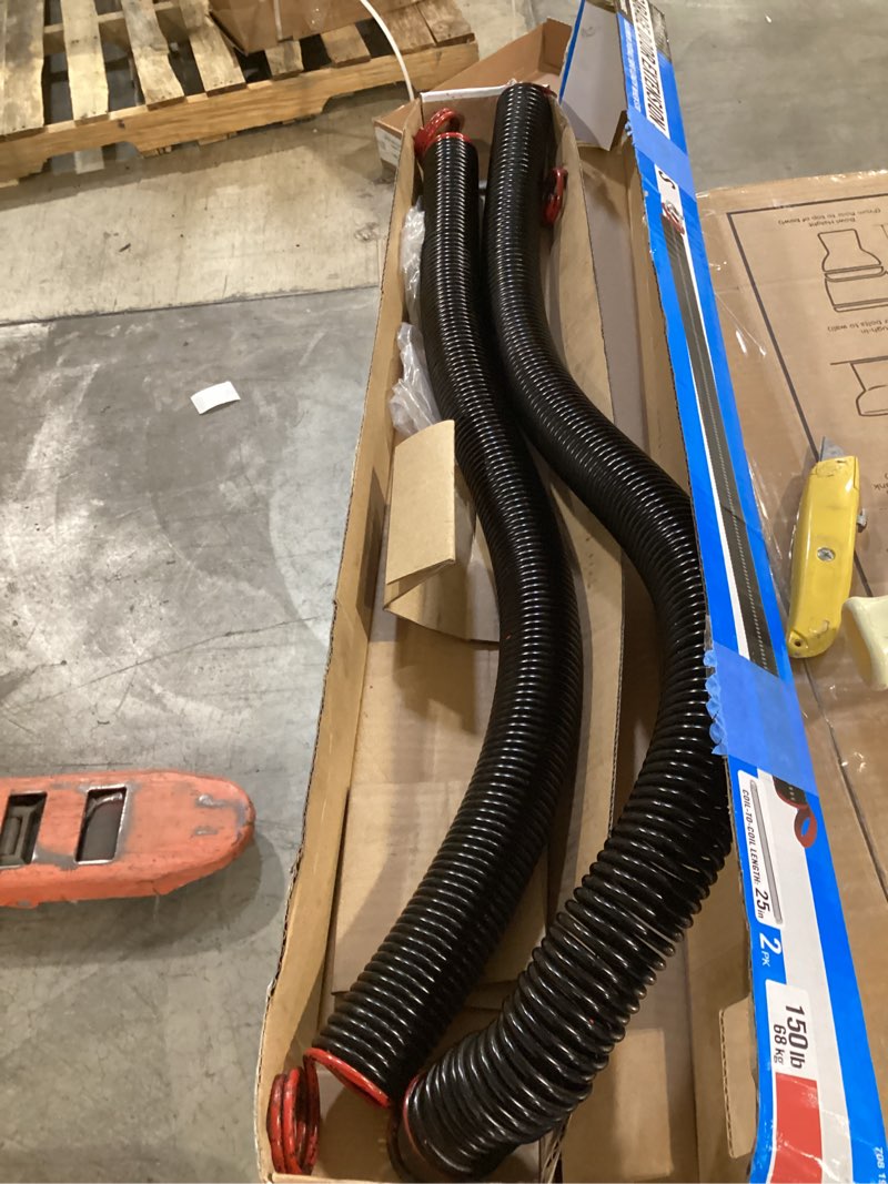 Condition photo showing As Is for 150 lb garage door extension spring (2-pack)