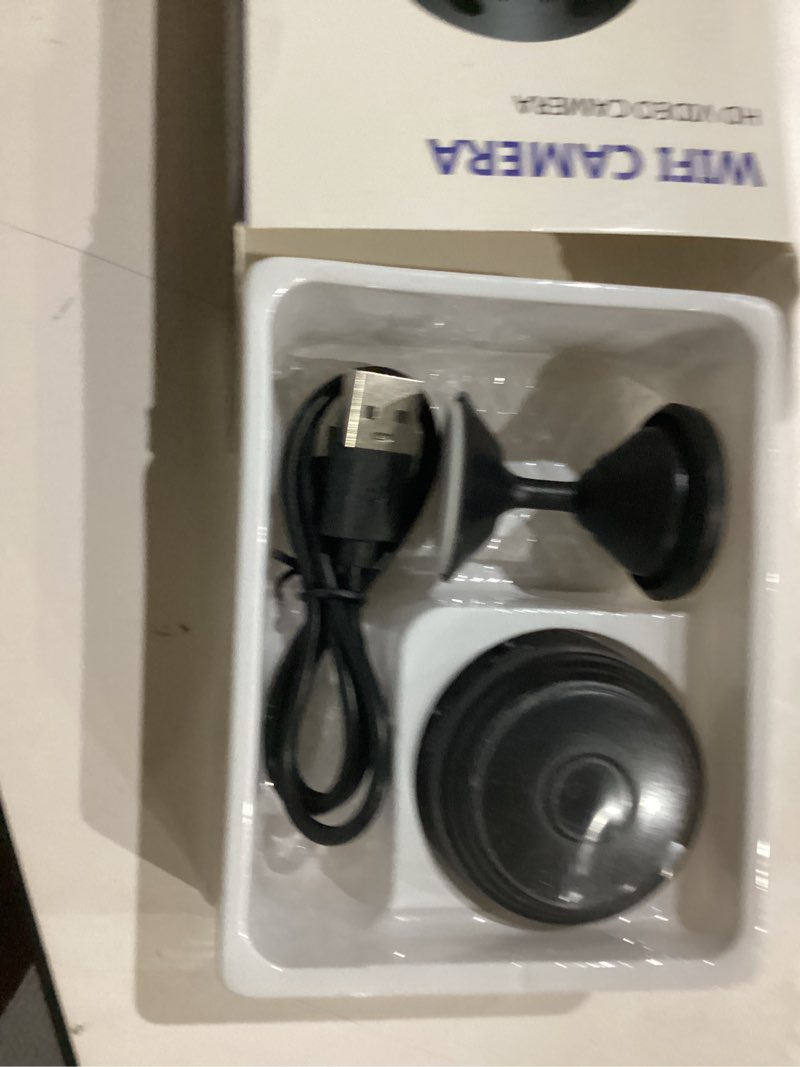 Condition photo showing As Is for Hidden Camera with Video Mini Small Spy Cameras Home Indoor Use Cam Night Vision Motion Detection Baby Monitor Wireless Outdoor Nanny espias ocultas WiFi Security Secret