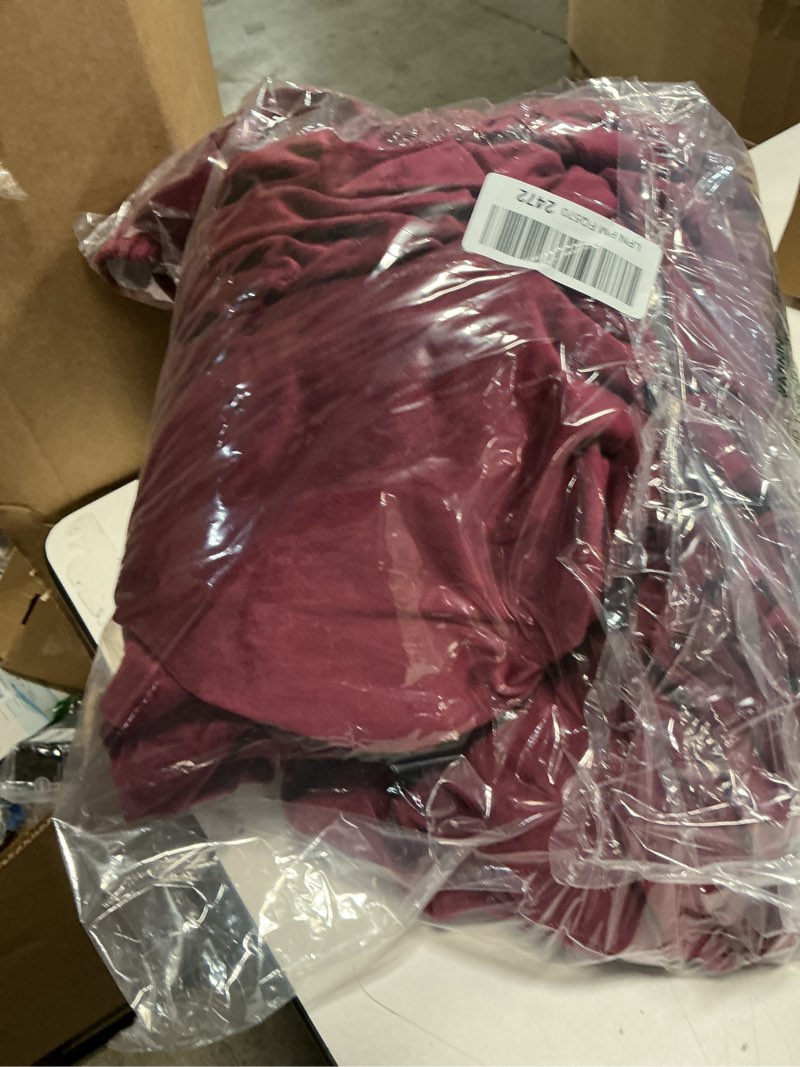 Condition photo showing Good Condition for 3 Pieces Sofa Covers Stretch Velvet Couch Covers for 2 Cushion Sofa Slipcovers Soft Sofa Slip Covers Furniture Covers with 2 Individual Seat Cushion Covers, Machine Washable (Medium, Burgundy)