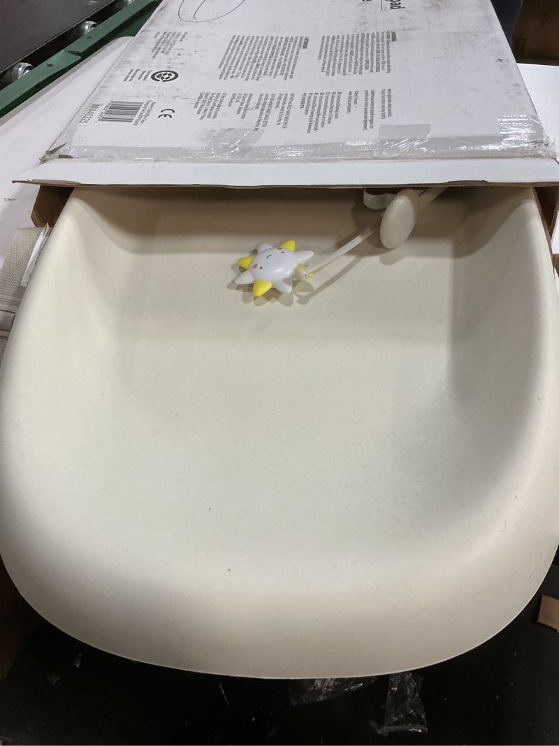 Condition photo showing Good Condition for Skip Hop Baby Changing Pad Nursery Style Wipe-Clean Contoured with Cushioned Foam, Non-Skid Base, Built-in Safety Belt & Tuck-Away Toy Bar, Oat 18" Oat