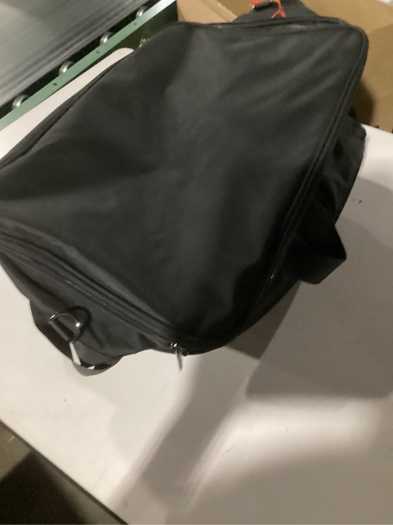 Condition photo showing Good Condition for 80L EXTRA LARGE Duffle Bag for Travel, 26" Foldable Travel Duffel Bag with Shoe Compartment for Men Women, Waterproof & Tear Resistant (Black, EXTRA LARGE, 80L) Black 80L