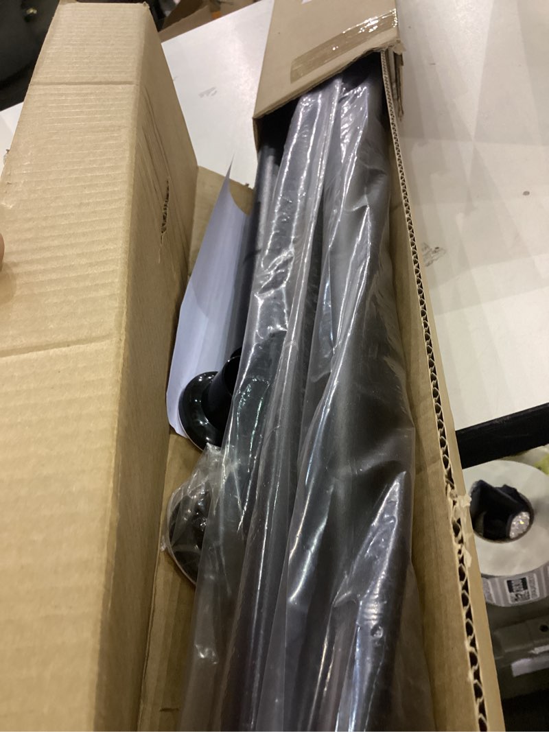 HOOPLE Heavy Duty Tension Curtain Rod 102-120 Inch, 1.27"Diameter No Drilling Adjustable Rod for Sho