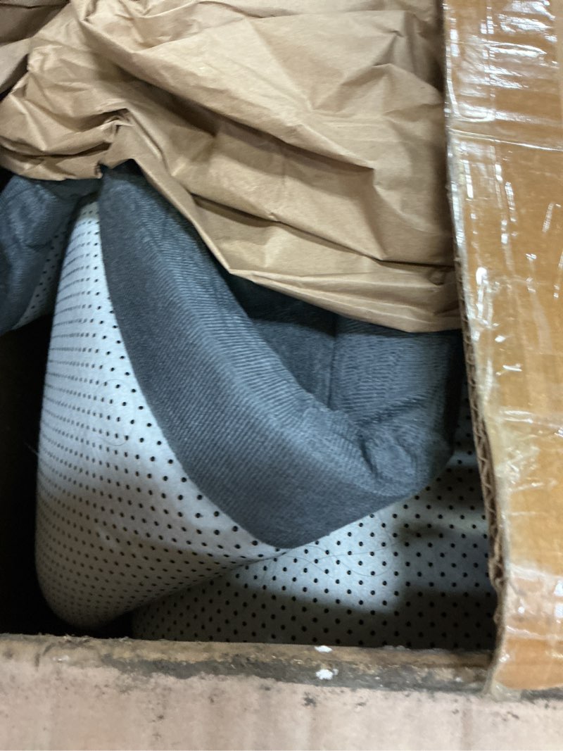 Condition photo showing As Is for mallify ultra soft 1.3" thick baby play mat for floor, extra large velvet playpen mat, baby-safe & non-slip tummy time mat, crawling for babies, toddlers, infants, kids, easy care, 79"x59", gray 59"x79"x1.3"