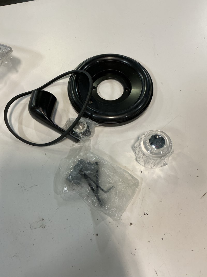 Condition photo showing Good Condition for danco matte black 2-handle sold separately bathtub and shower faucet ( valve not included )