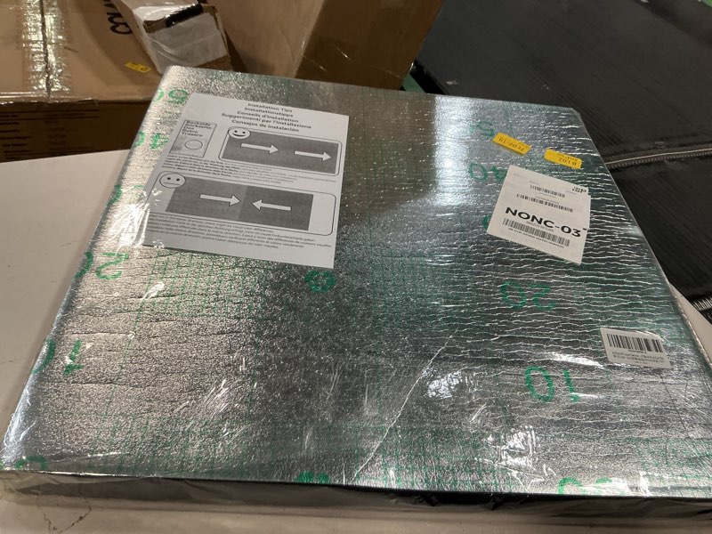 Condition photo showing Good Condition for Carpet Tiles Peel and Stick 24” x 24”, Self Adhesive Soft Padded Flooring Stickers, Dark Blue Home Decor for Bedroom Living Room Office, 10 Tiles & 40 sq ft per Box 24" × 10 Pack Dark Blue