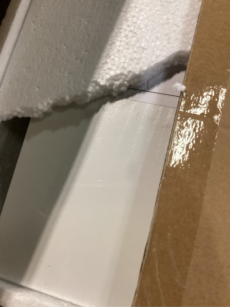 Condition photo showing Good Condition for Fun Memories Floating Shelves for Wall, 20Inch Floating Shelves Set of 2, Hanging Shelf with Invisible Brackets, Wood Shelves for Living Room, Bedroom, Kitchen, White