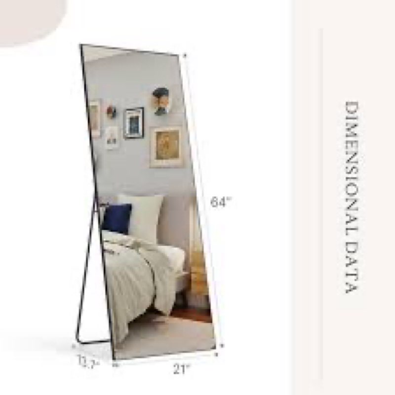mirta rectangle metal full length mirror