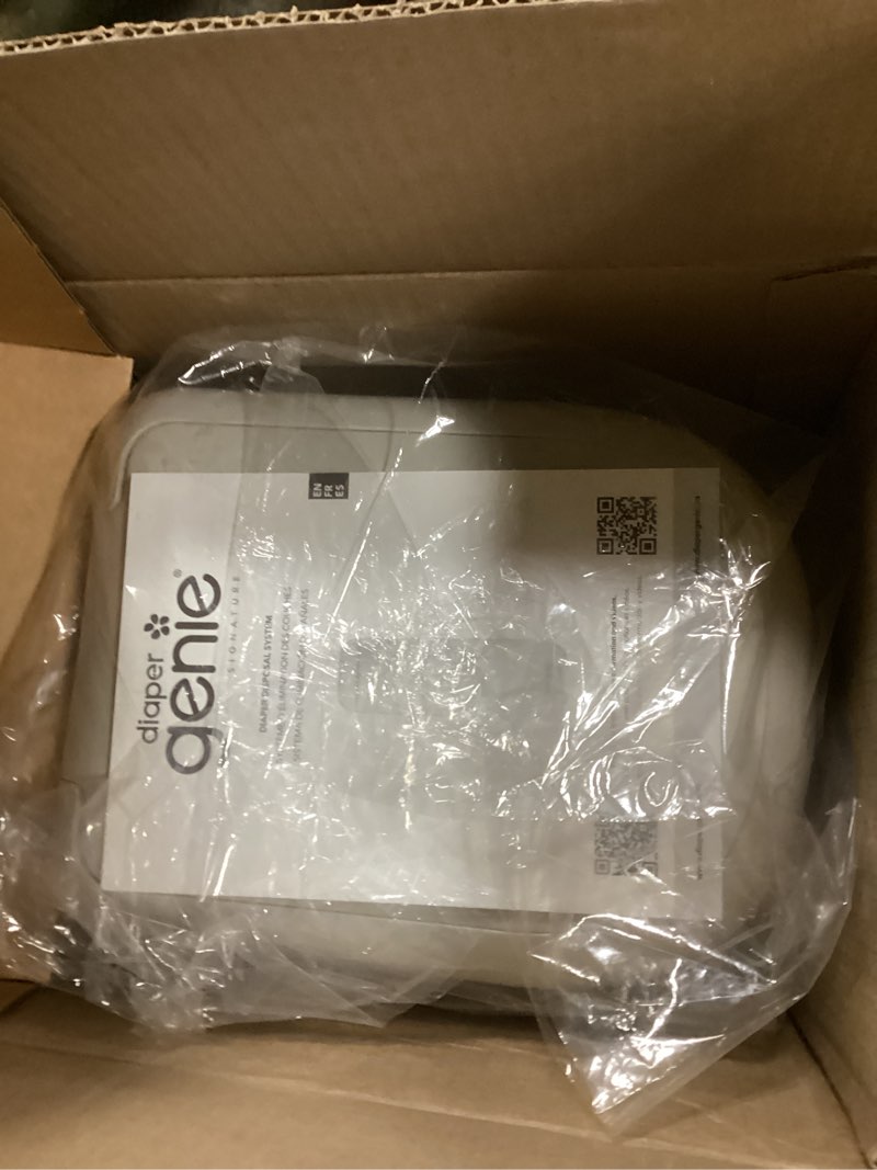 Condition photo showing New/Like New for Diaper Genie Classic Gift Set | Baby Registry Must-Have | Odor Control with Push-N-Lock | Refill Supply for Up to 1,245 Newborn Diapers