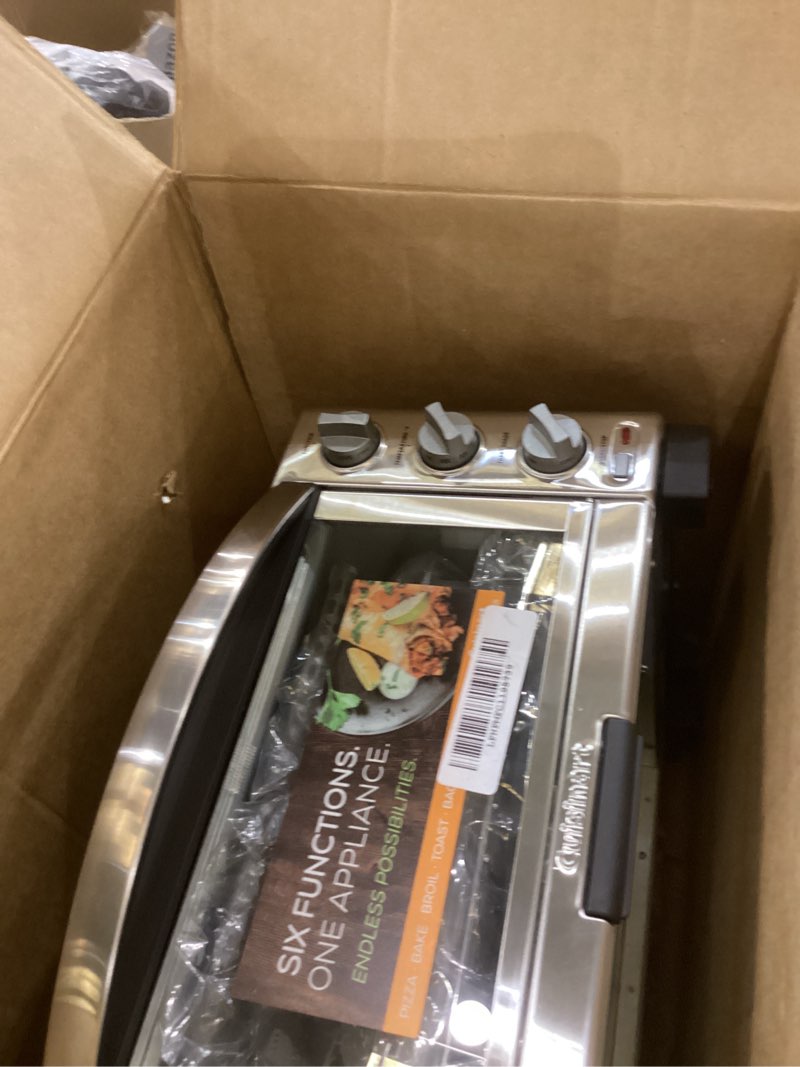 Condition photo showing Good Condition for Cuisinart TOB-1010 Toaster Oven Broiler, 7.87"D x 15.86"W x 11.77"H , Stainless Steel