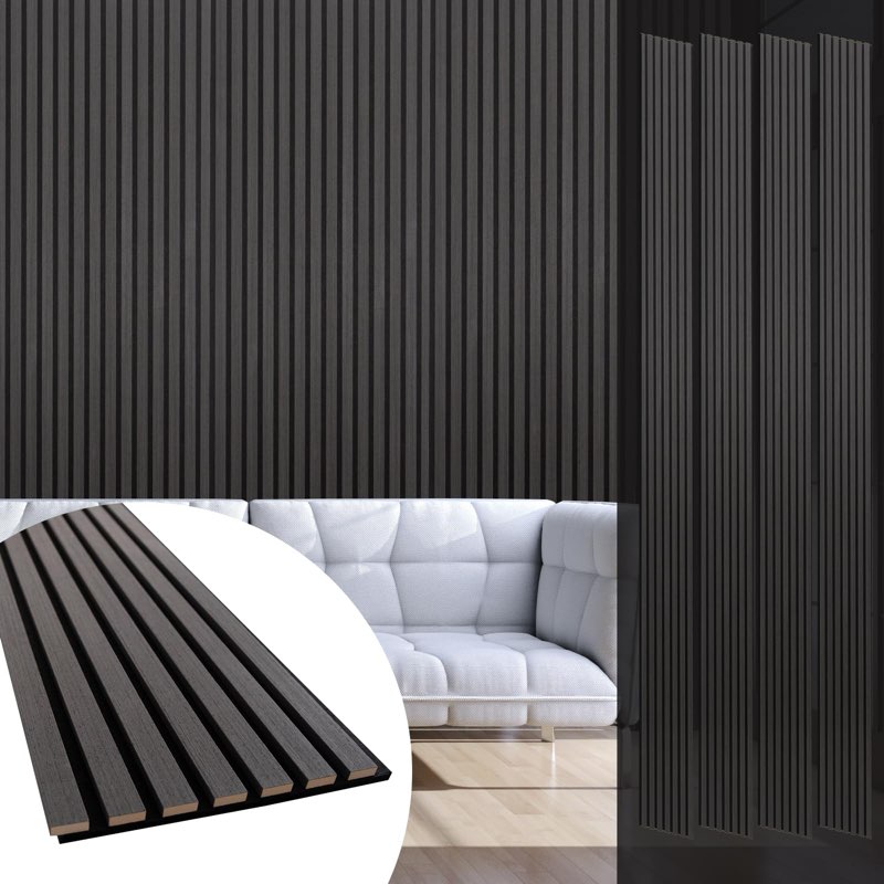 yuzzy wood panels for wall and ceiling - 108 x 11 inch wood slat acoustic panels 4