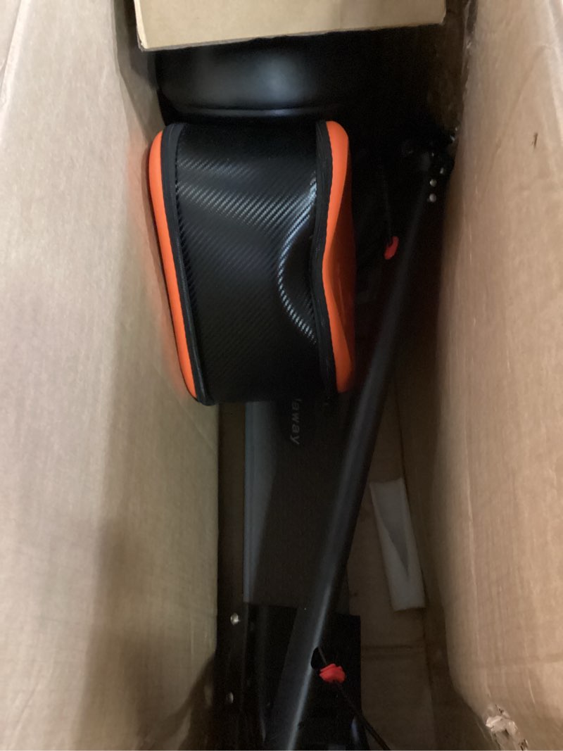 Condition photo showing Good Condition for qlaway electric scooter for adults, 350w/500w motor, up to 22 miles long range, 8.5" /10" solid tires, 265 lbs load capacity, foldable commuting e-scooter with dual braking system and app black-orange
