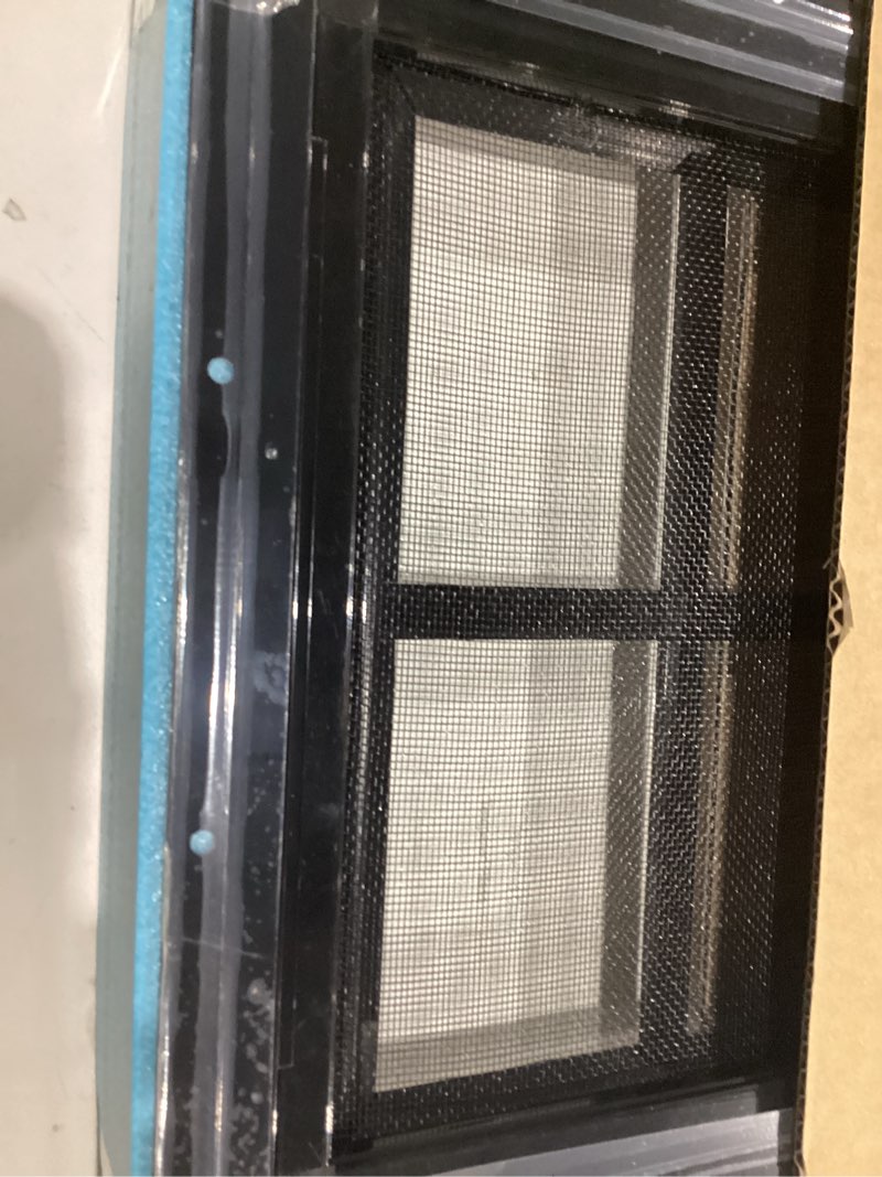 Shed Window, 12''x18''Flush Mount Window with Tempered Glass and Fiberglass Screen Small Window for 