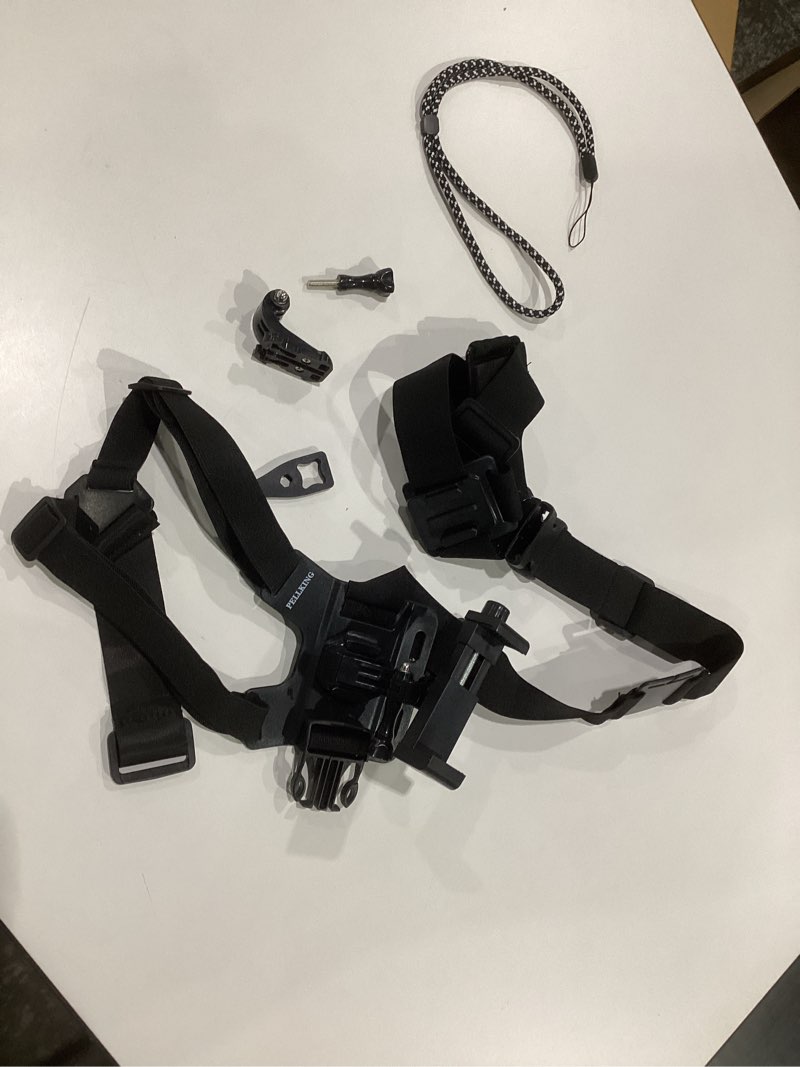 Condition photo showing As Is for PellKing Mobile Phone Chest Strap Harness Mount Head Strap Holder Kit for POV/VLOG,Cell Phone Clip Compatible with iPhone,Samsung,GoPro Hero 9, 8,7, 6, 5, 4, 3,2, 1,AKASO,DJI Osmo,and Action Cameras…