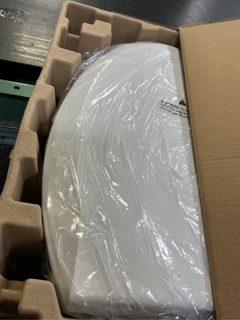 Condition photo showing Good Condition for raised toilet seat bidet 2.91in, elongated bidet toilet seat, 3 wash mode, soft close & quick release, no electric, adjustable anti-slip pad, home/commercial use for senior, 18.5inch, white