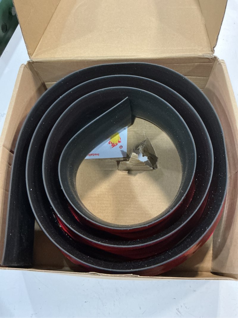 Condition photo showing As Is for floor transition strip self adhesive carpet & flooring transitions edging trim strip pvc threshold transitions suitable for threshold height less than 10mm (6.56ft, black) 10mm, 6.56ft black
