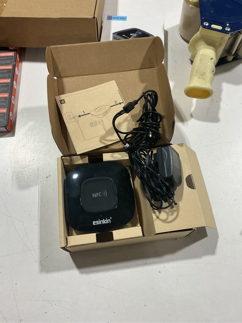 Condition photo showing Good Condition for esinkin bluetooth receiver wireless audio adapter 4.0?nfc-enabled? for hd music stereo sound system
