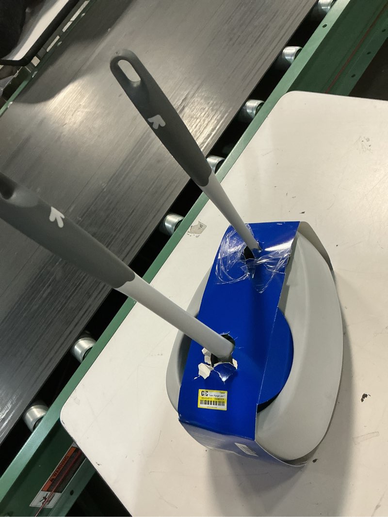 Condition photo showing Good Condition for toilet plunger and toilet brush combo - up&up