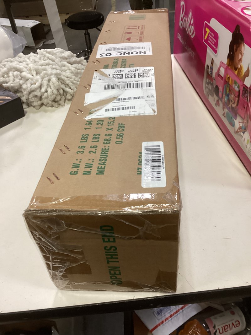 Condition photo showing New/Like New for National Tree Company 6 ft Pre-Lit Glittery Bristle Artificial Christmas Garland, Christmas Decoration with Pinecones, 50 Clear LED Lights, 138 Tips, Timer, Green